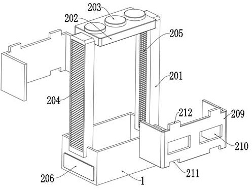 Independent partition axial-flow type high-low voltage switch cabinet