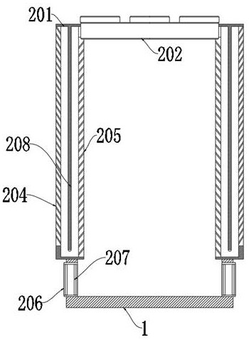 Independent partition axial-flow type high-low voltage switch cabinet