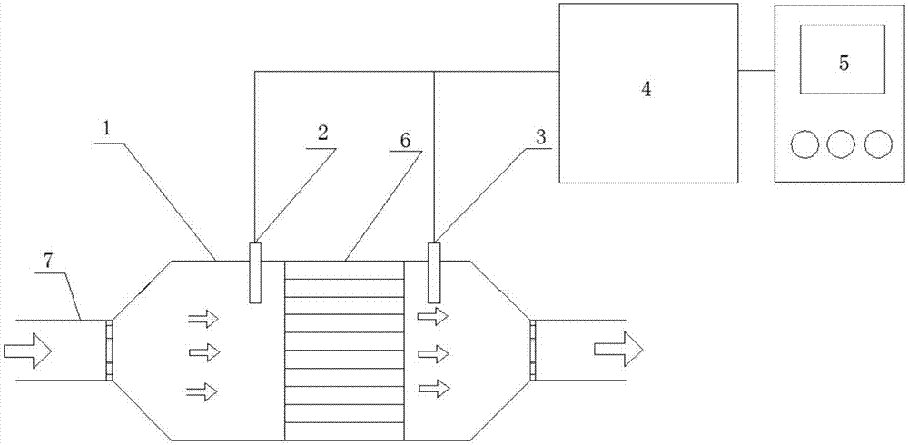 Novel portable type diesel vehicle tail gas particulate road detection device and method