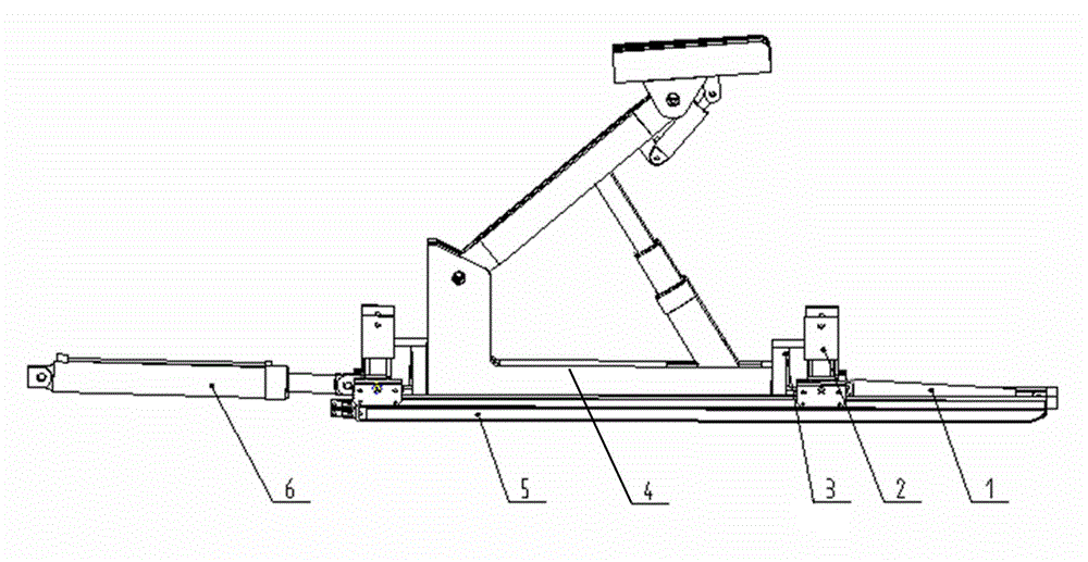 Stepping self-moving anchoring device of equipment train