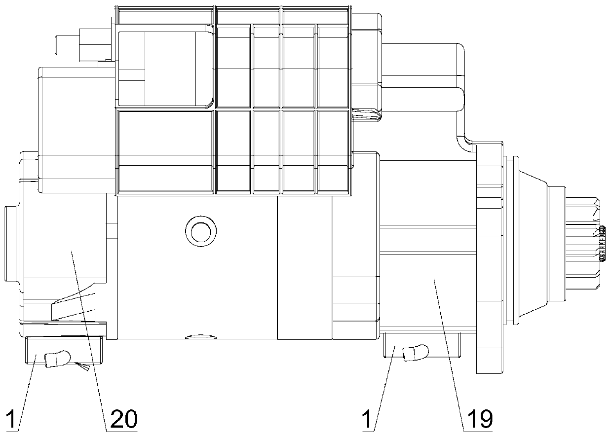 Motor waterproof breather valve assembly mechanism