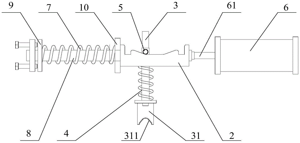 Mechanical emergency shut-off valve