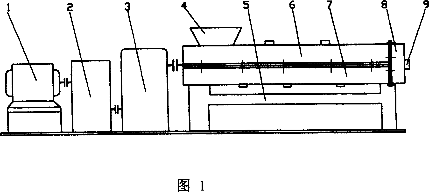 Double-screw fiberizer with tooth-shape disc