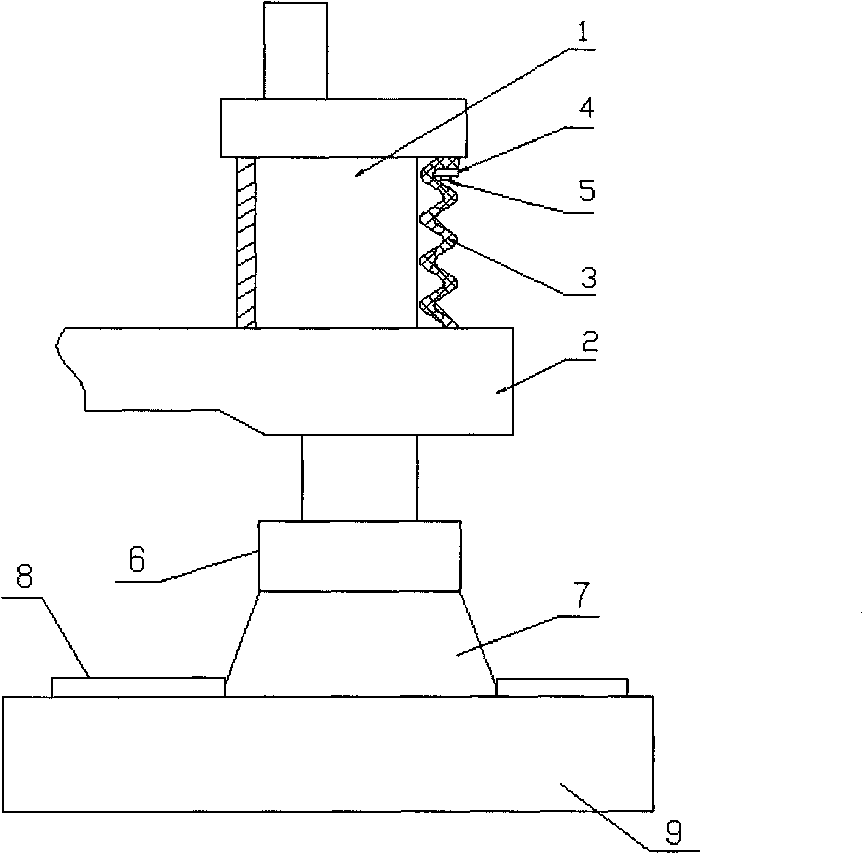 Novel rocker arm lathe structure