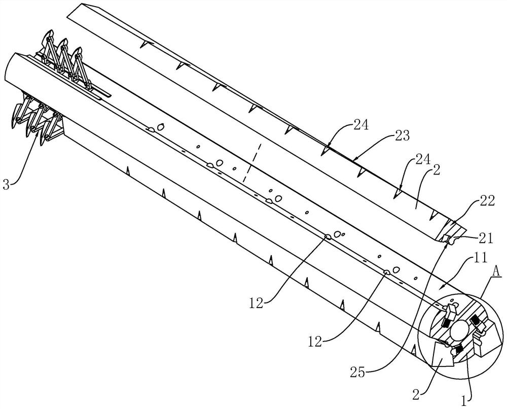 Anchoring structure and construction method of soil nailing wall supporting structure