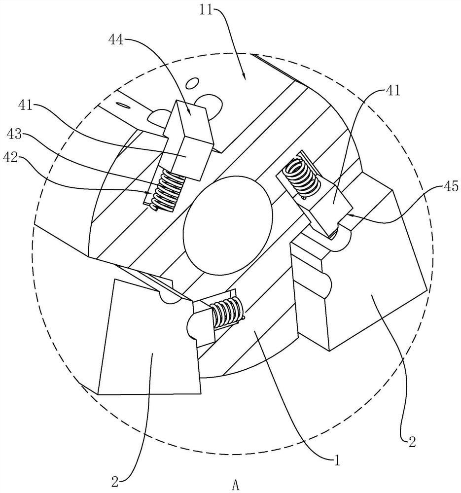 Anchoring structure and construction method of soil nailing wall supporting structure