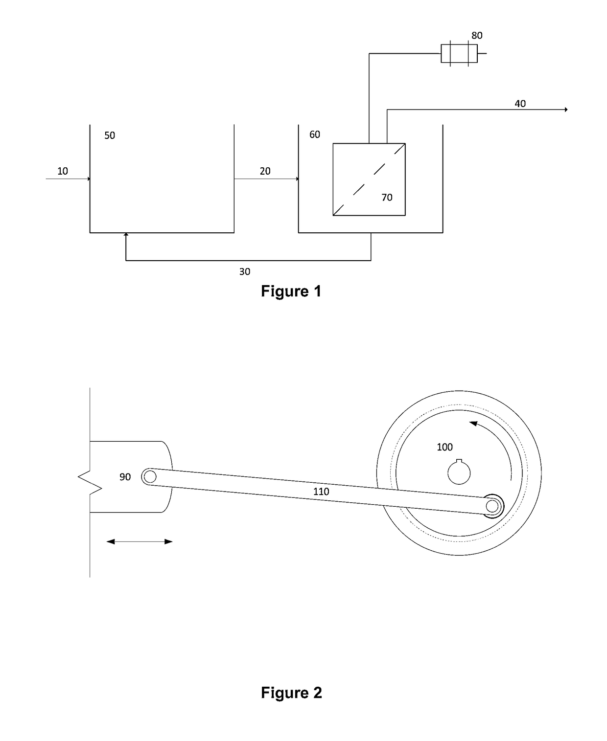 Membrane bioreactor system using reciprocating membrane