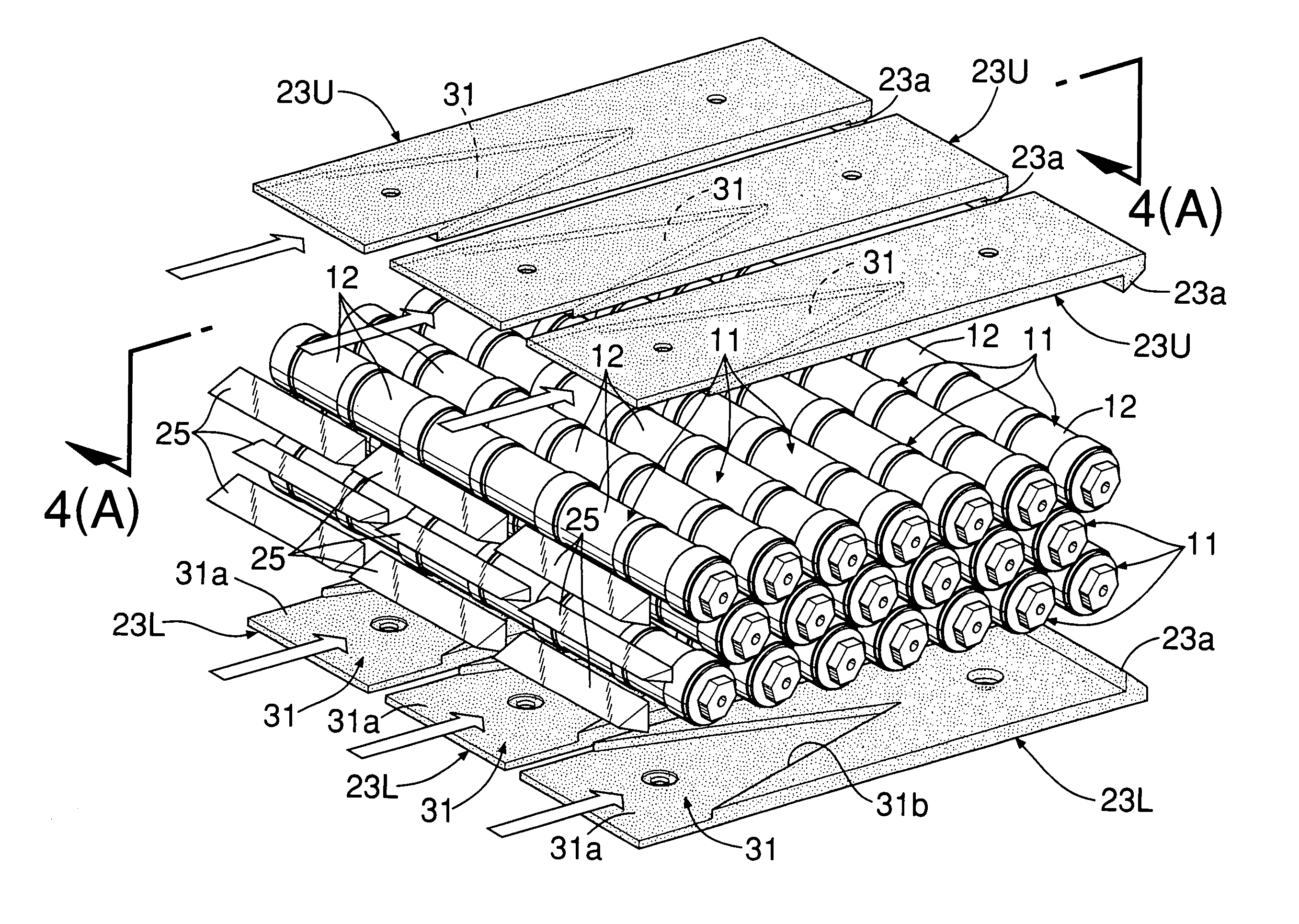 Battery cooling structure