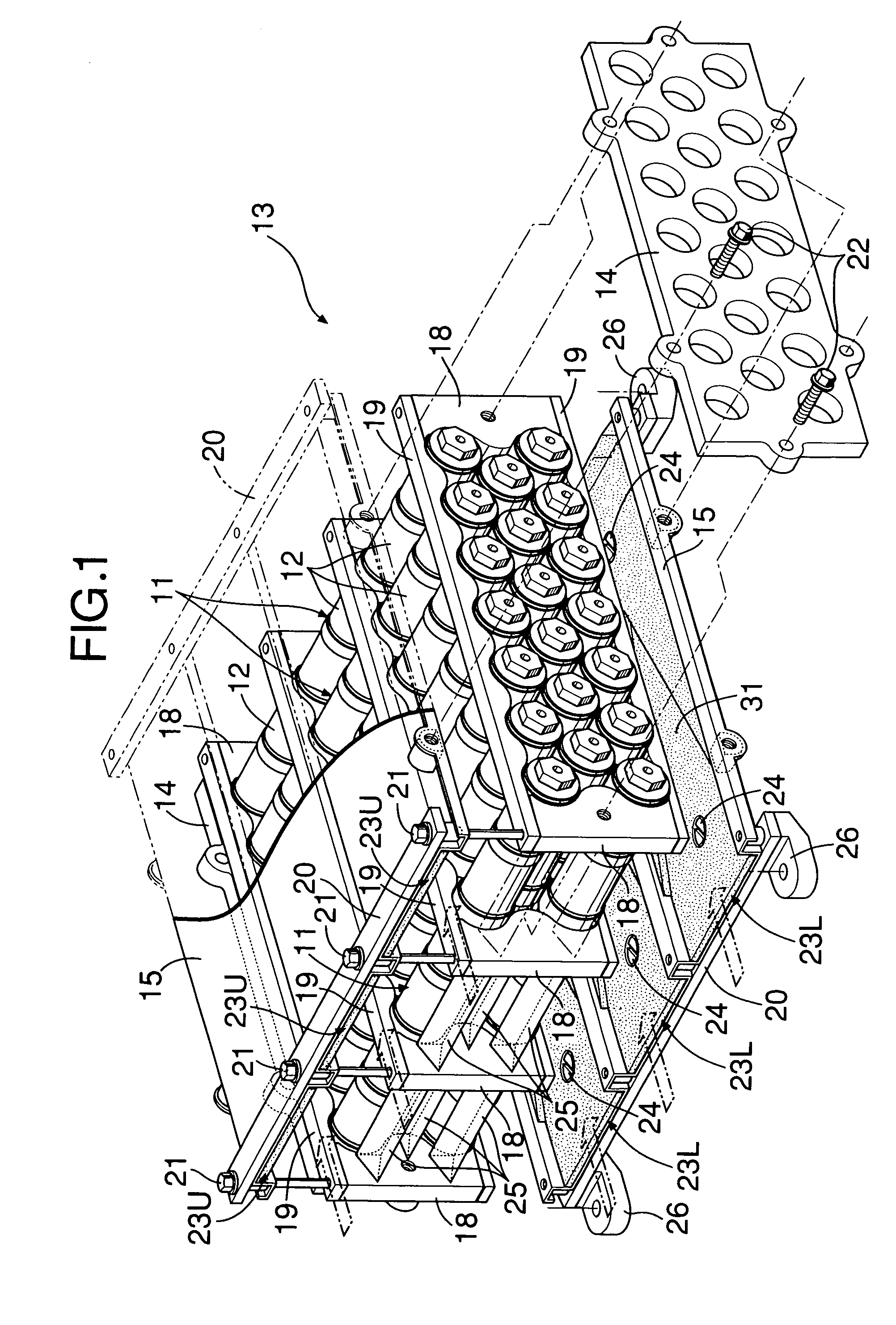 Battery cooling structure