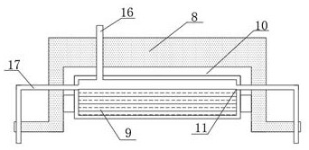 New energy high-temperature-resistant cooling system for energy storage battery cabinet