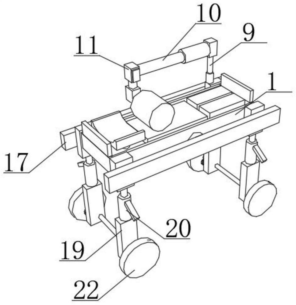 Airway unblocking device for respiratory support in intensive care medicine