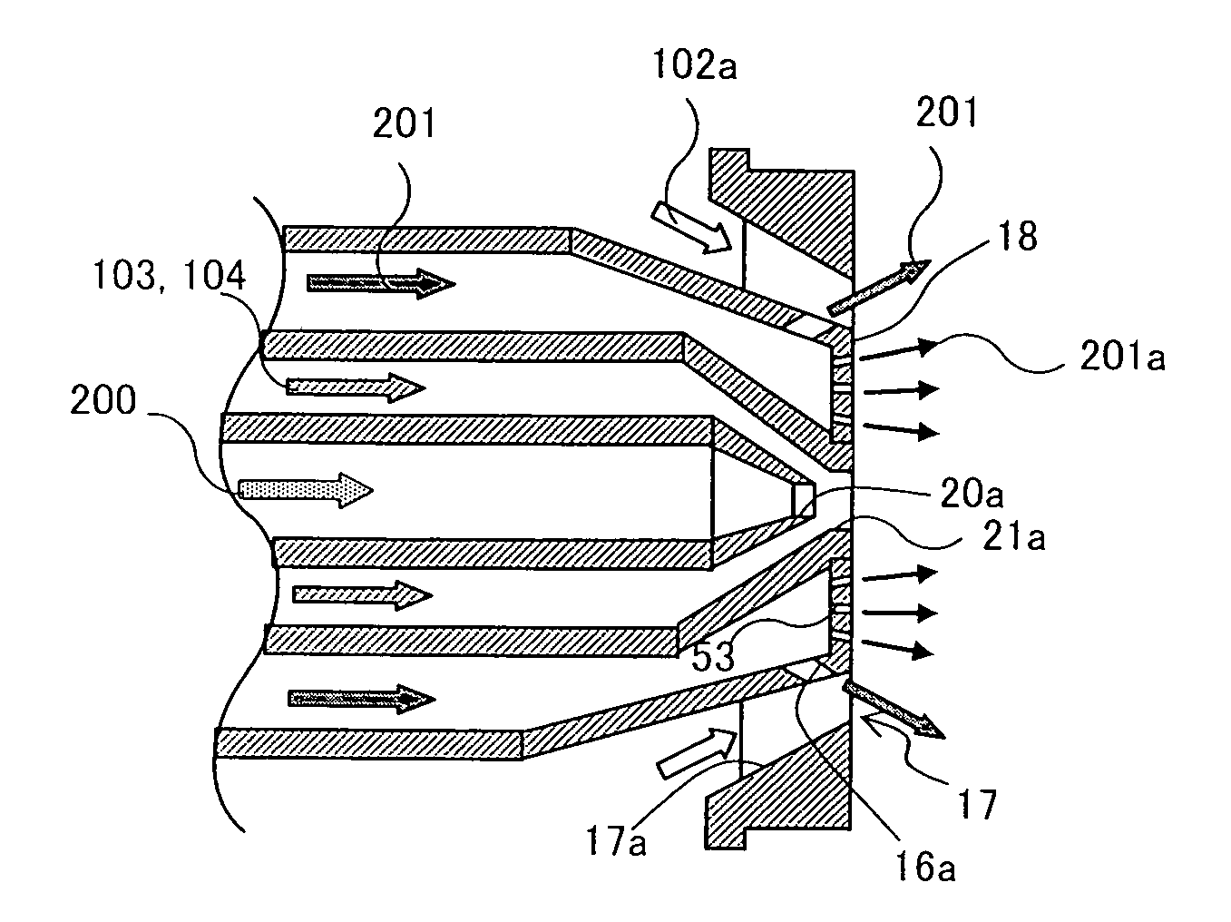 Burner, gas turbine combustor, burner cooling method, and burner modifying method