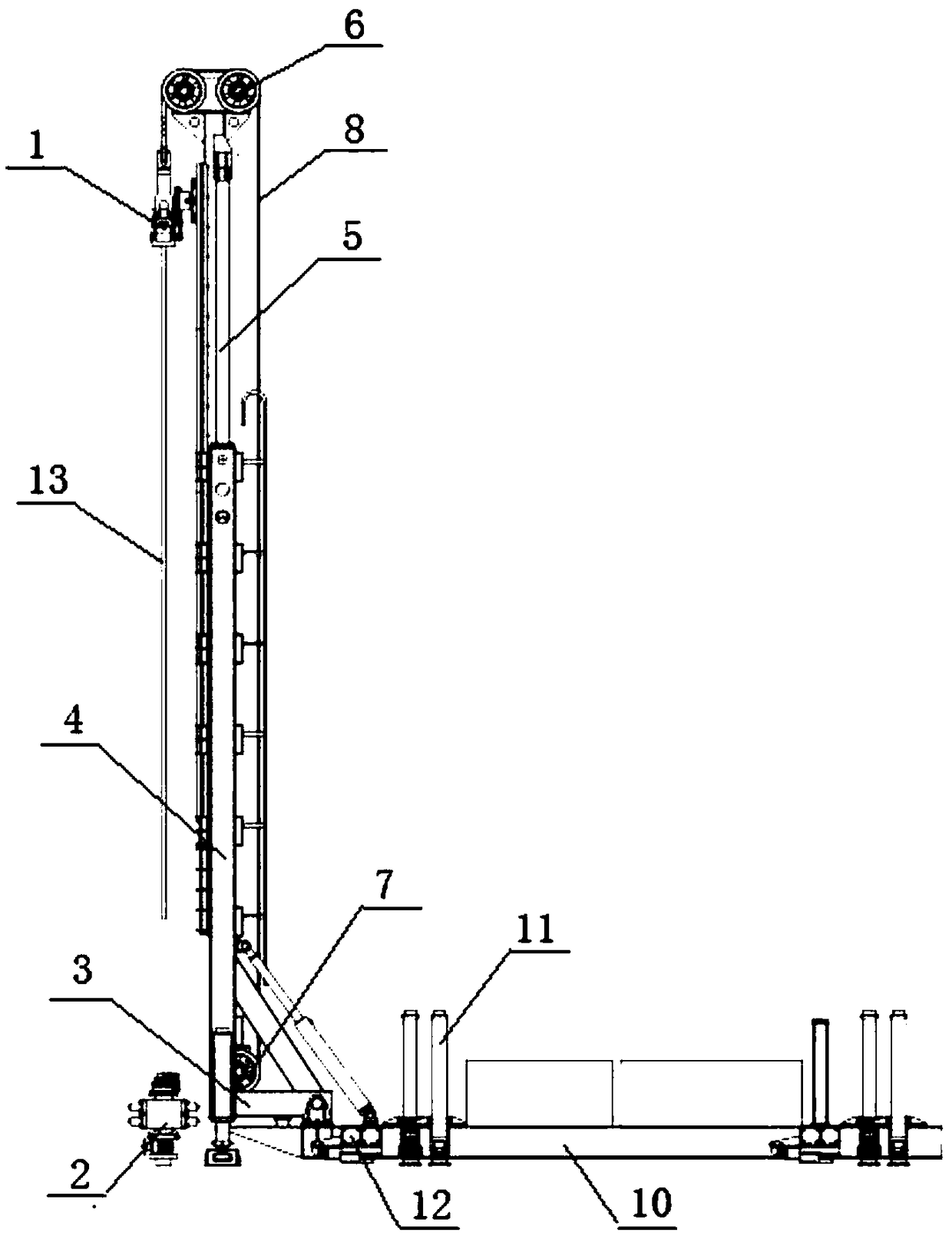 Well-repairing operation machine