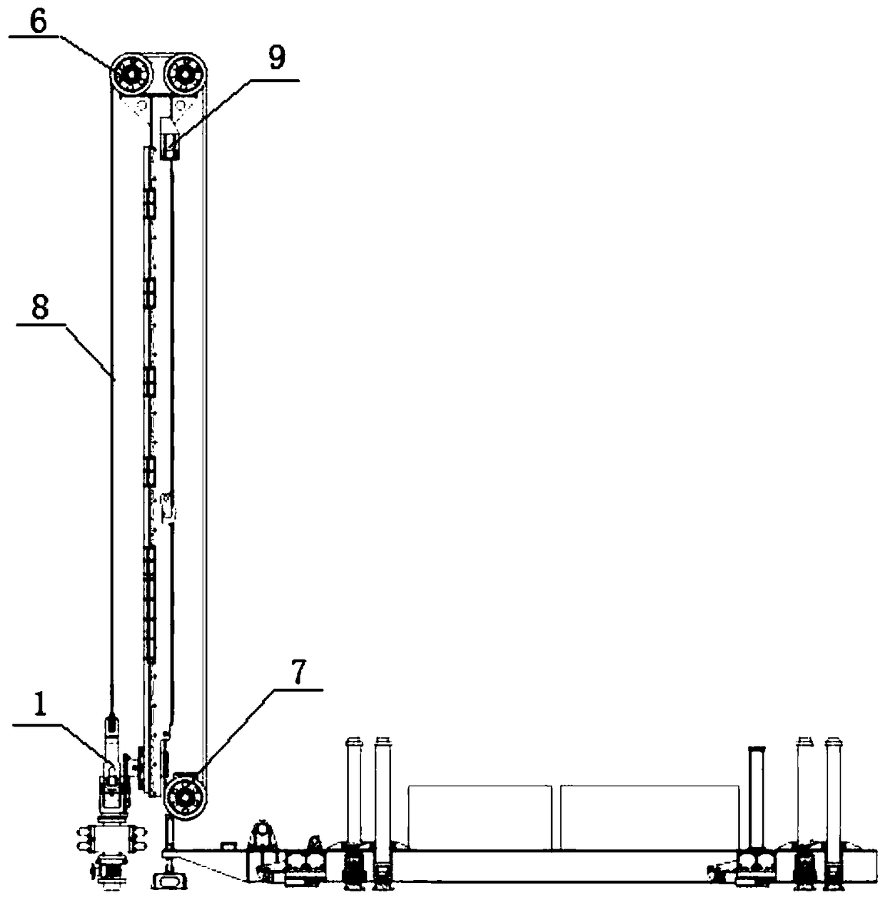 Well-repairing operation machine