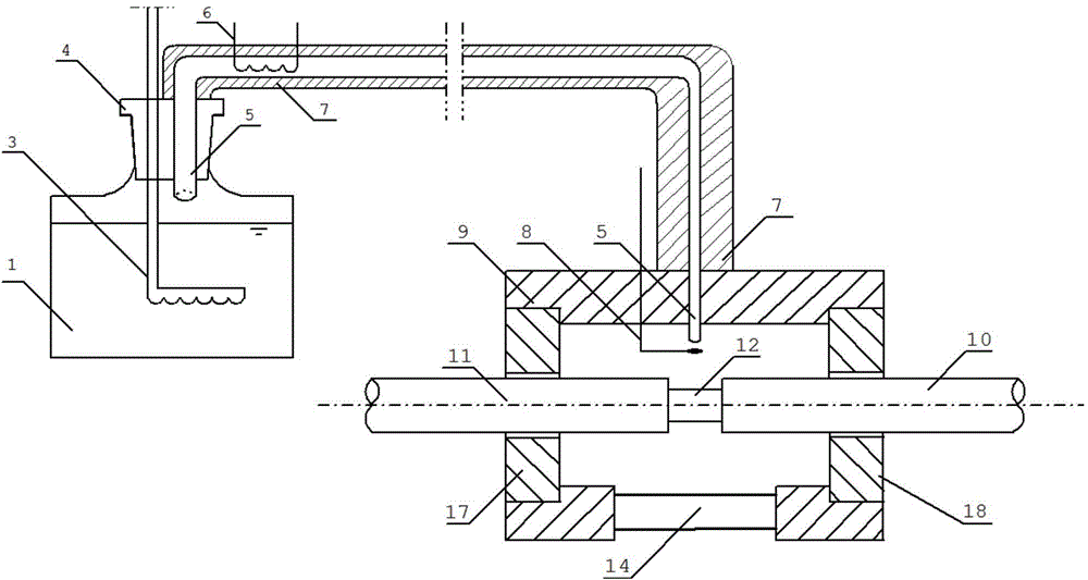 Hopkinson rod low-temperature experiment device