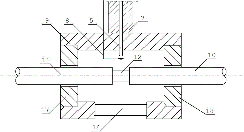 Hopkinson rod low-temperature experiment device