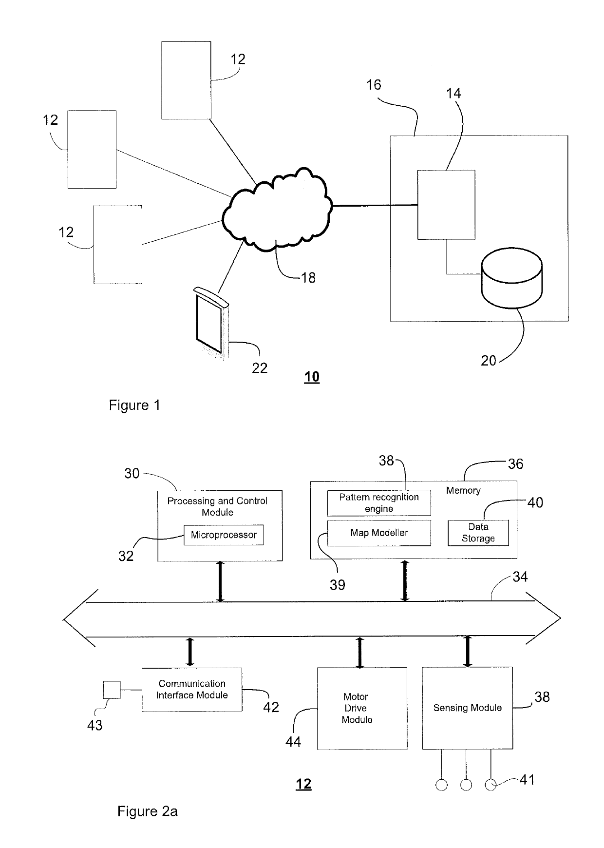 Method for sensing interior spaces to auto-generate a navigational map