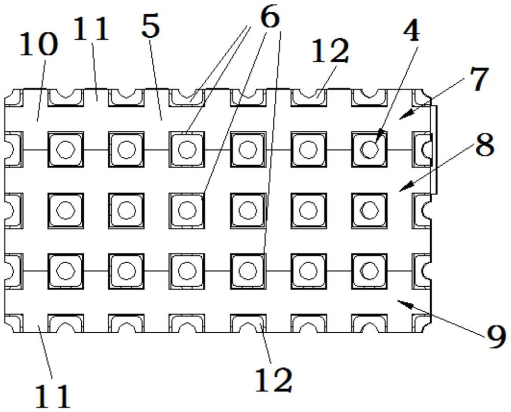 Battery module with heating film