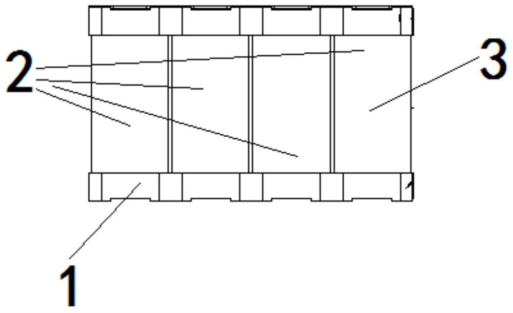 Battery module with heating film