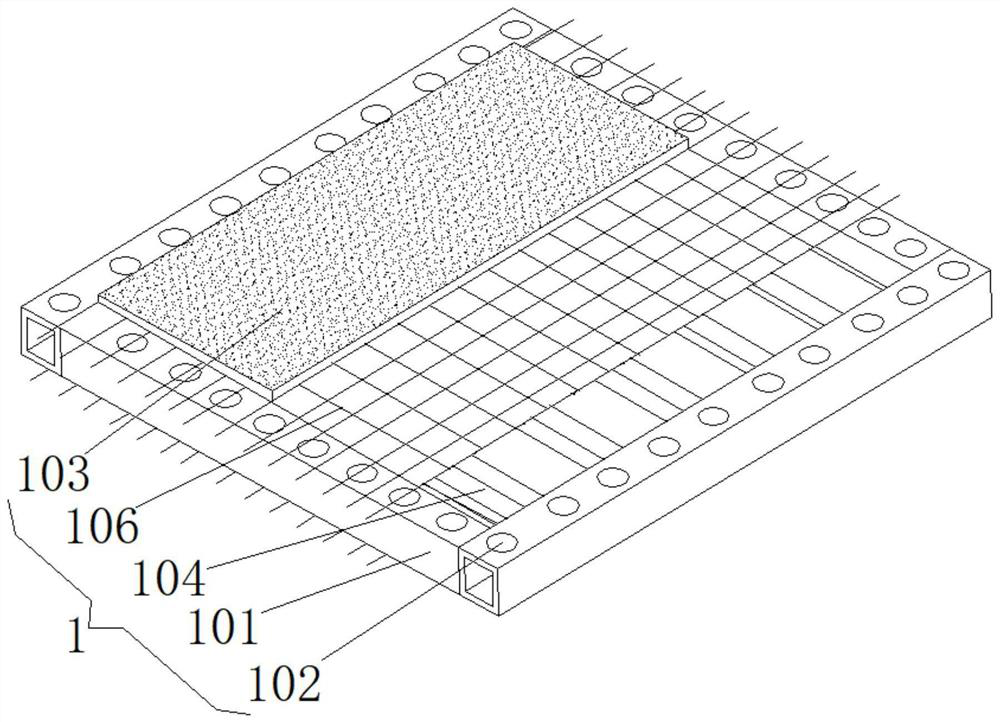 Fabricated prefabricated wallboard, floor slab and fabricated prefabricated wallboard and floor slab connecting structure