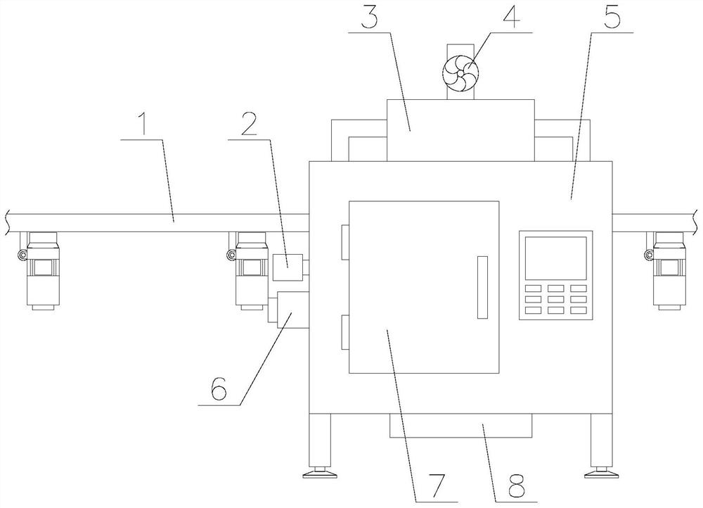 Automatic distributing device for nasopharyngeal swabs for novel coronavirus virus detection