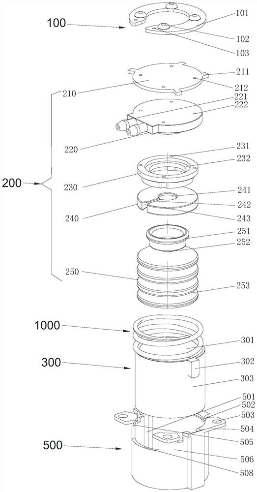 A foot for household appliances and household appliances