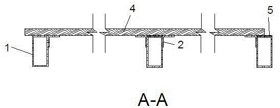 Formwork of cast-in-place fair-faced concrete fire barrier