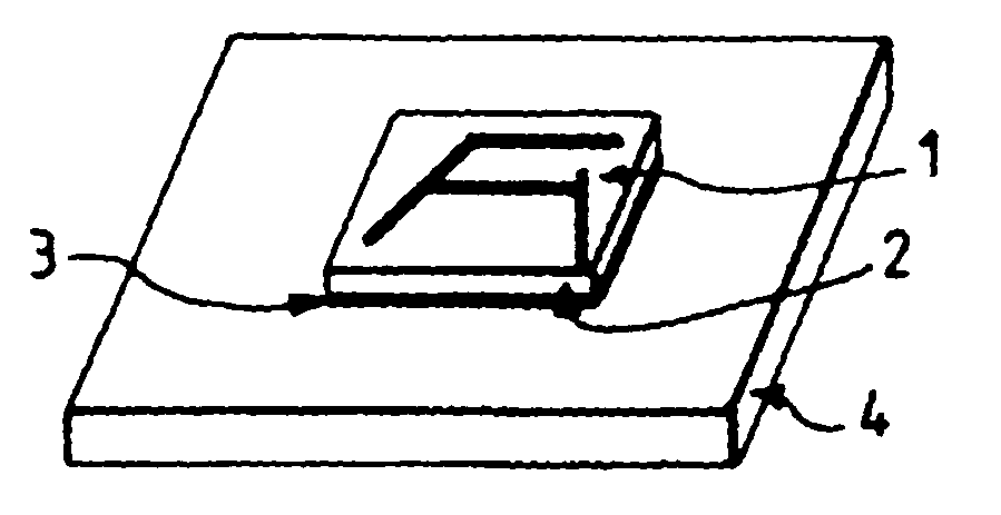 Process for securing a microwave module to a support