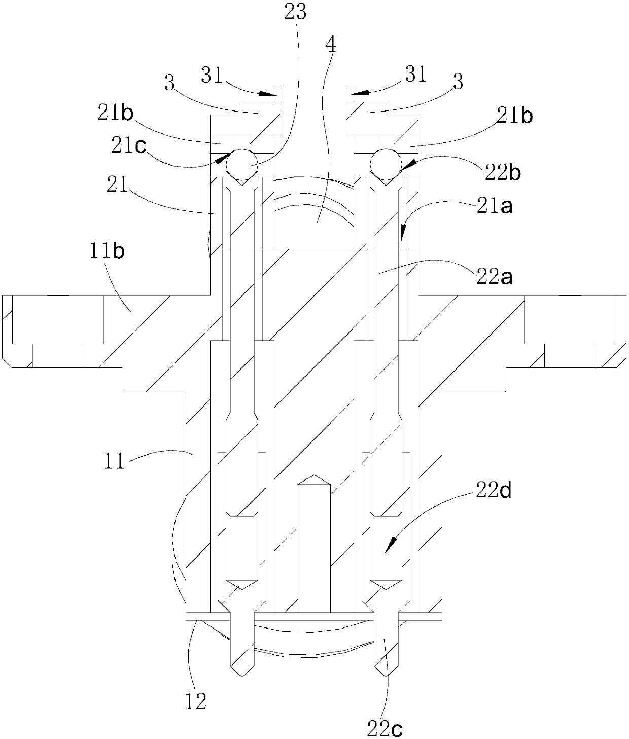 Core adjusting bracket