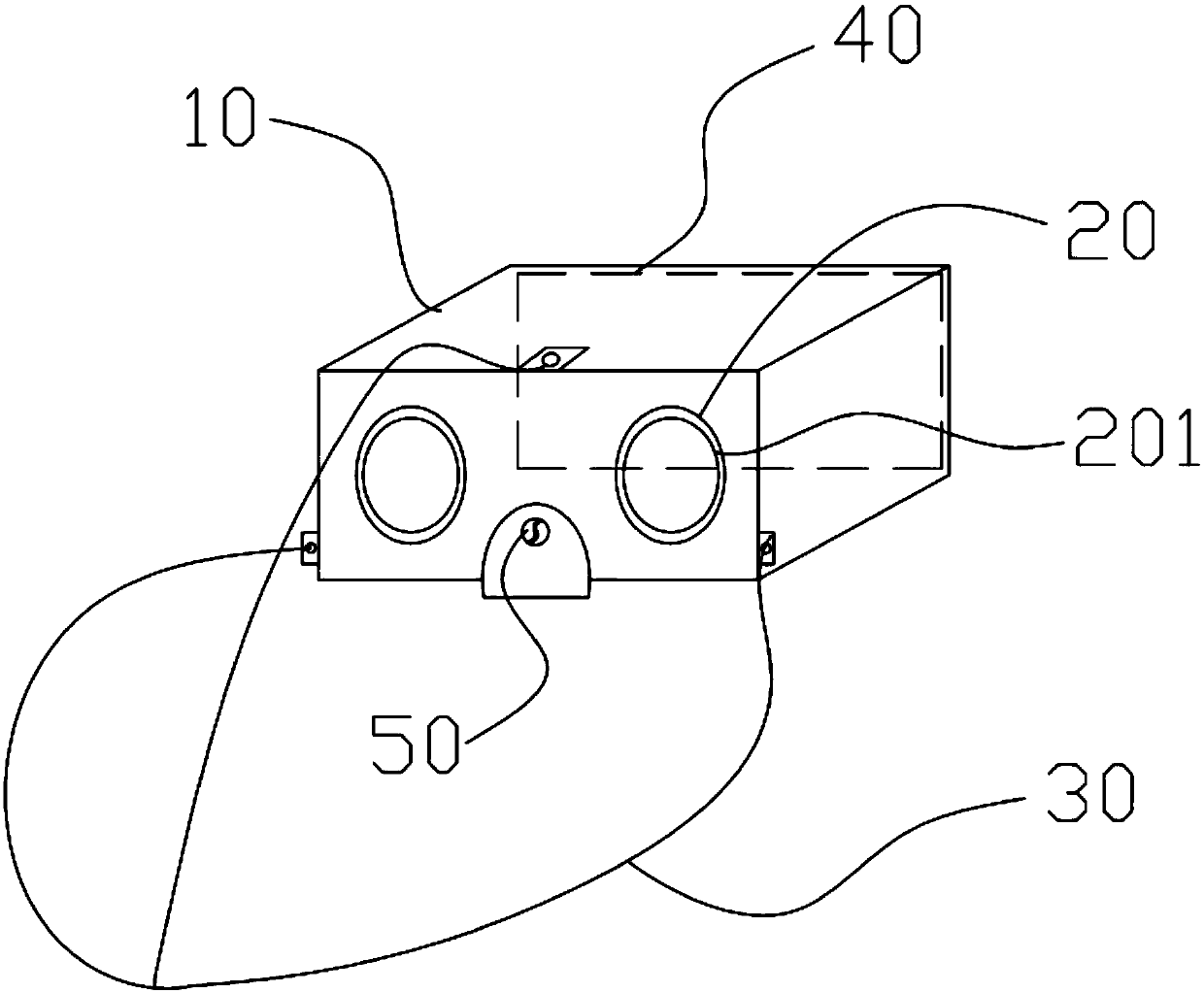 Virtual reality glasses and using method thereof