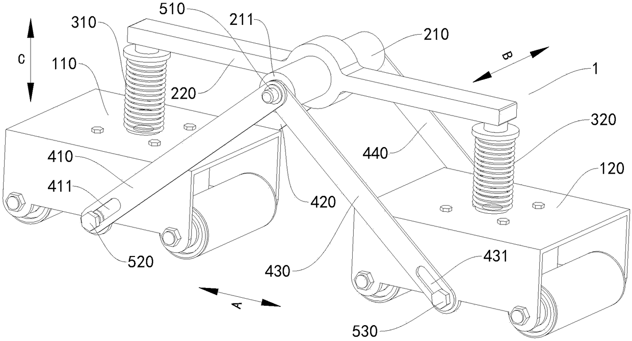 Anti-overturning device and wall climbing robot with anti-overturning device