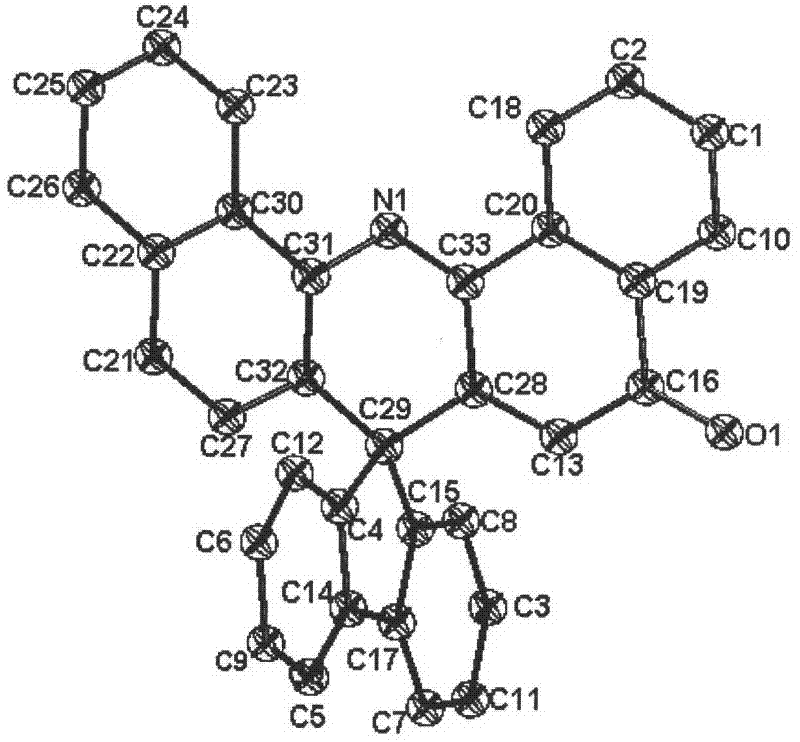 Spirofluorene bisbenzoacridine organic semiconductor material, preparation method and use method thereof