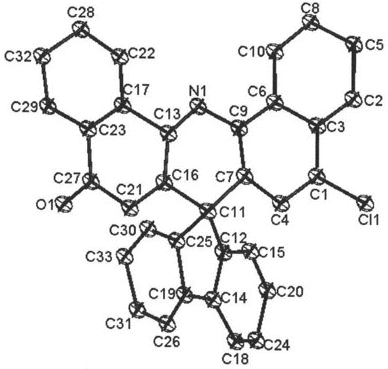 Spirofluorene bisbenzoacridine organic semiconductor material, preparation method and use method thereof