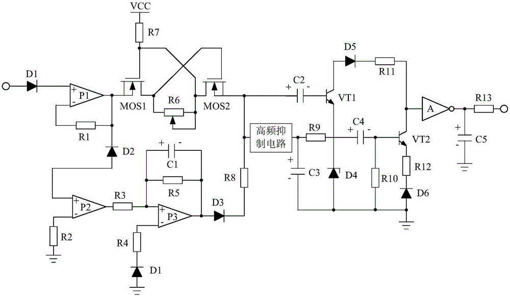 High frequency interference-elimination type water level pre-warning system based on internet of things technology