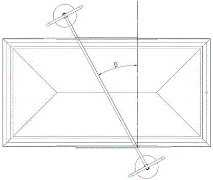 Wind and rain vibration simulation experiment device for transmission conductor