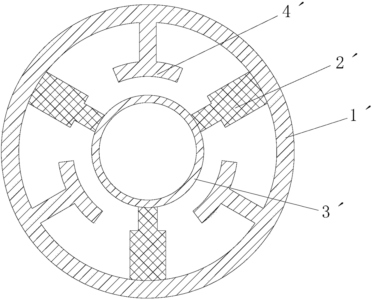 Helix high-frequency structure and travelling wave tube comprising same