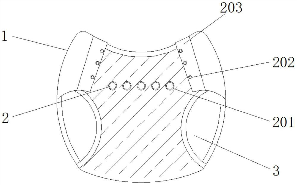 Double-high-waist paper diaper comfortable to wear and capable of avoiding friction