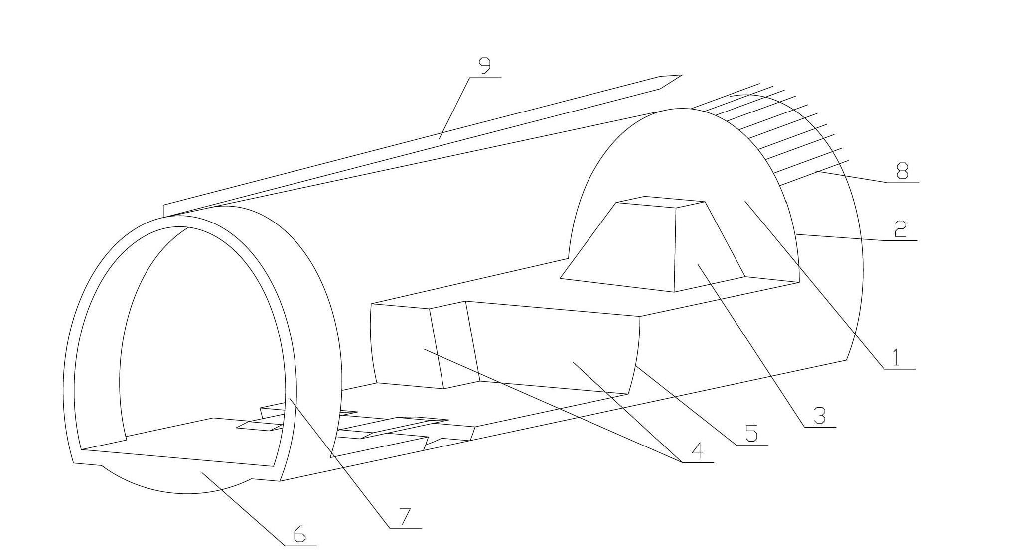 Method for excavating mountain tunnels in weak surrounding rock-fractured zones or shallow covered slope sections