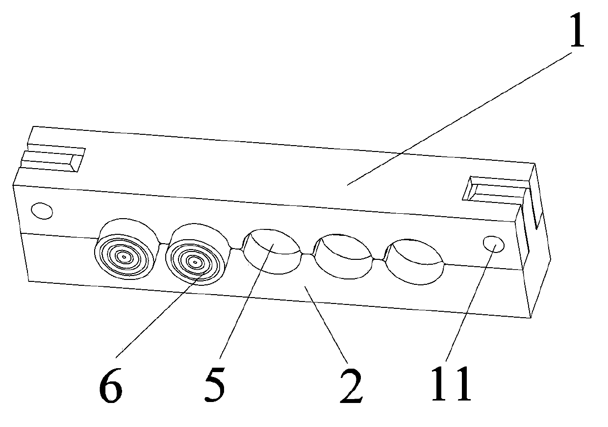 Installation device and installation method of light guidance pillar