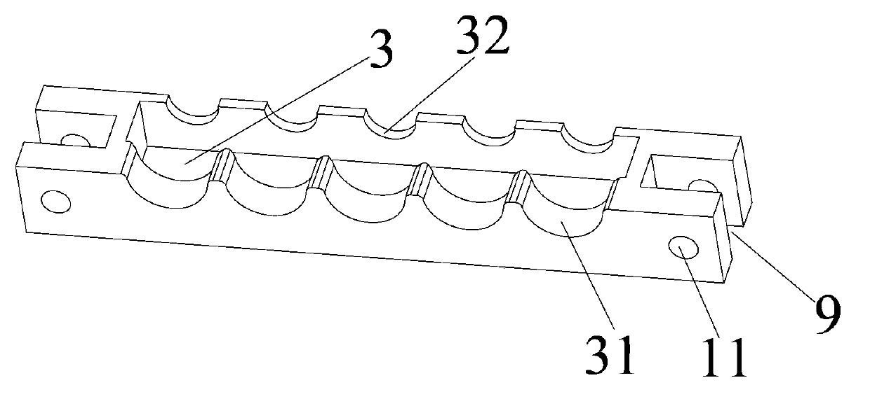 Installation device and installation method of light guidance pillar