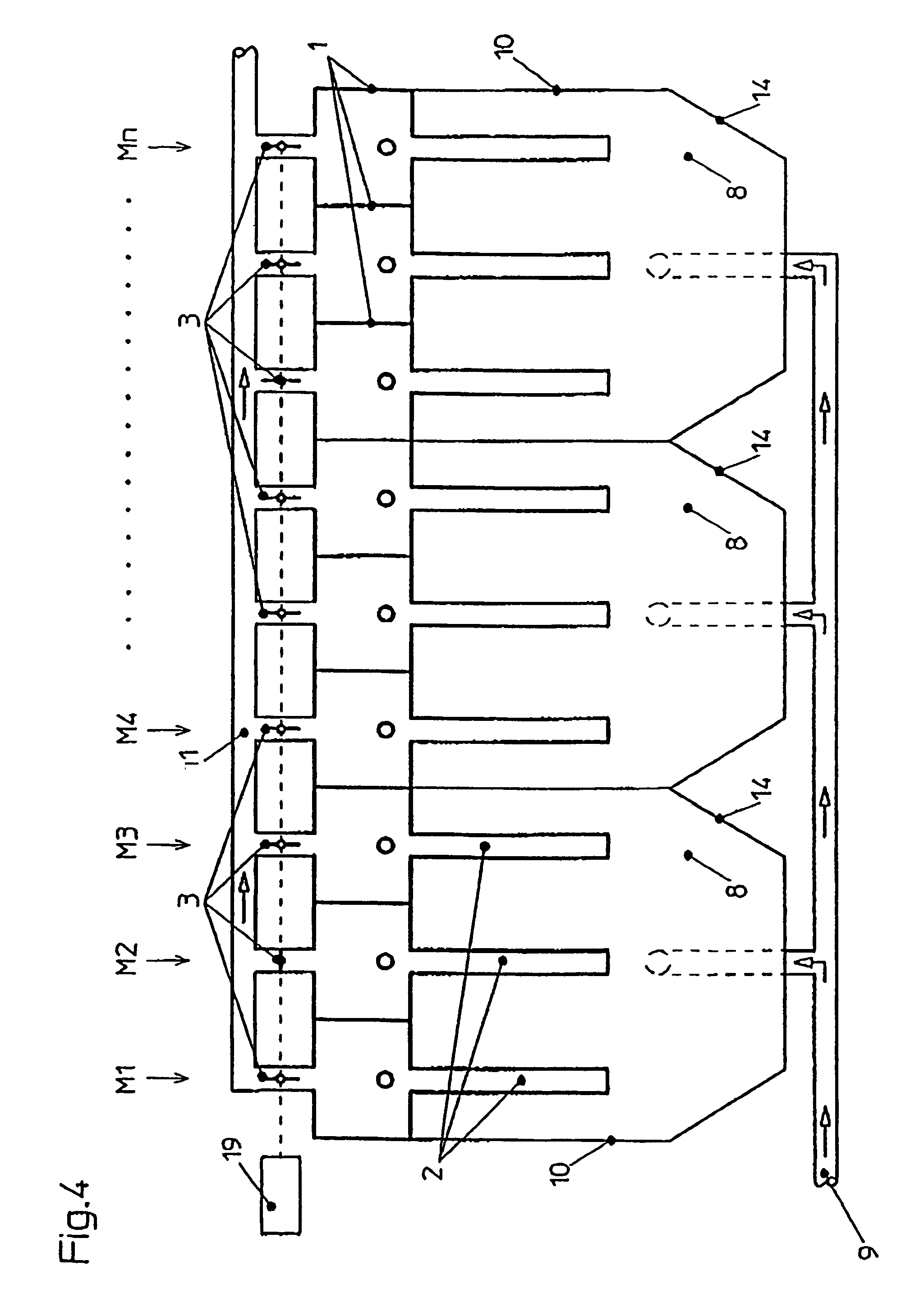 Method and device for cleaning filters for dust-laden waste gases