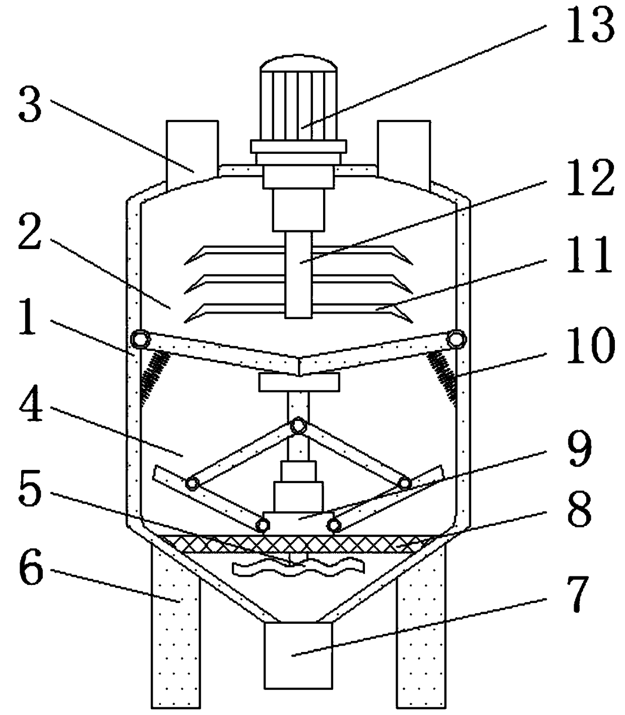 Reaction kettle for chemical engineering equipment