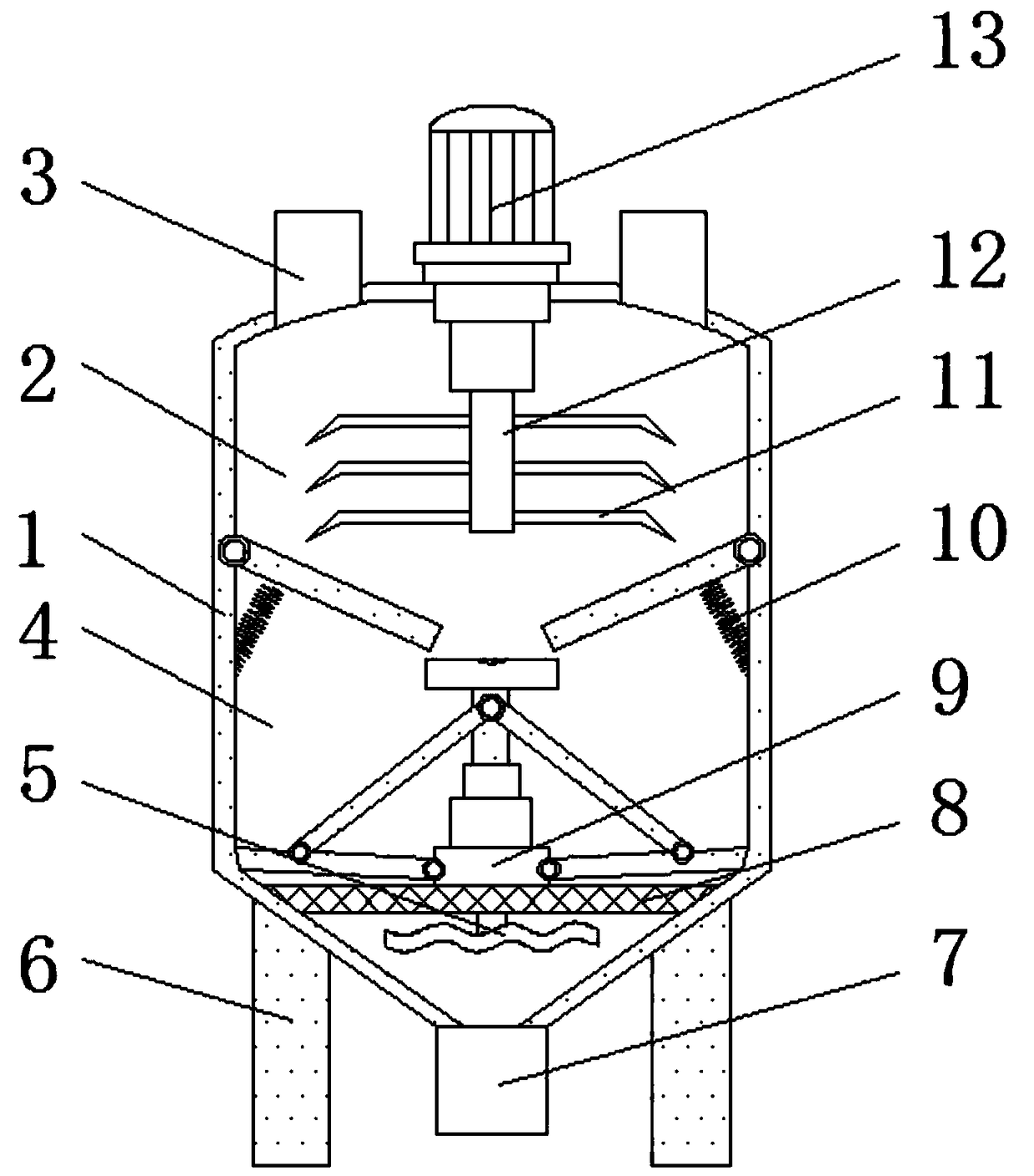 Reaction kettle for chemical engineering equipment