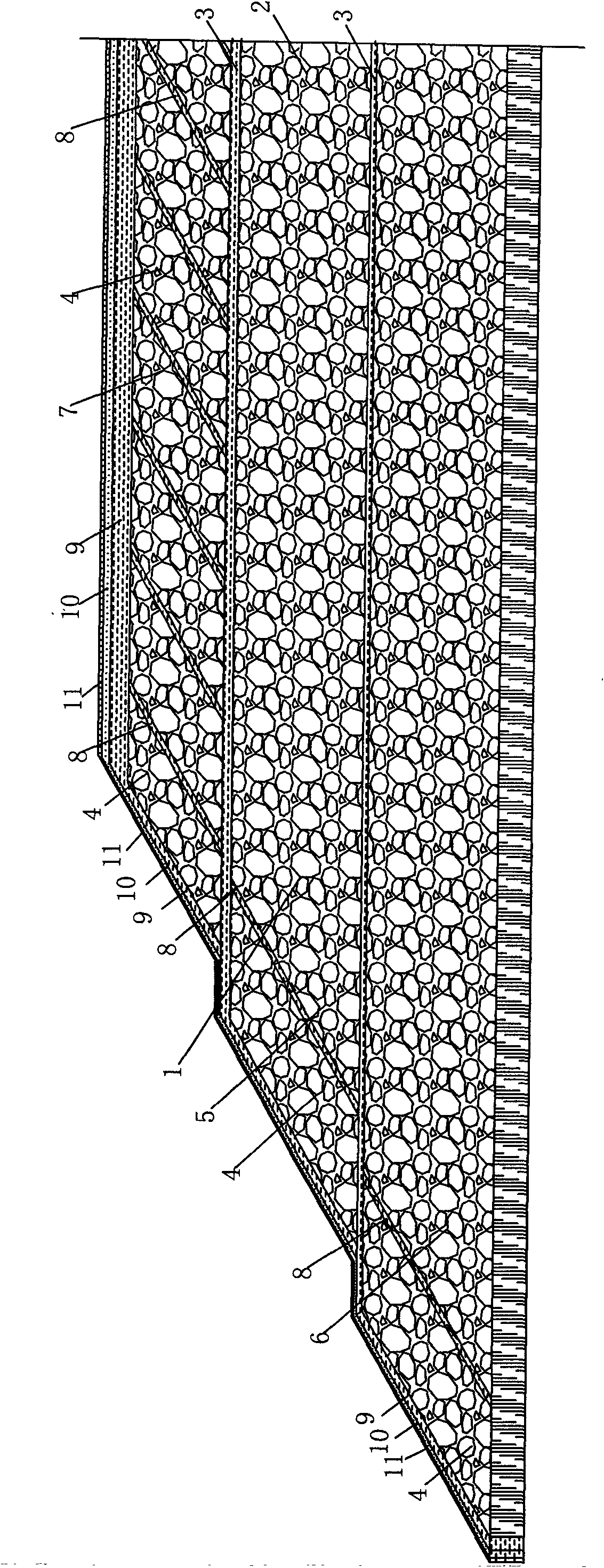 Heap storage method for preventing spontaneous combustion of coal gangue hill