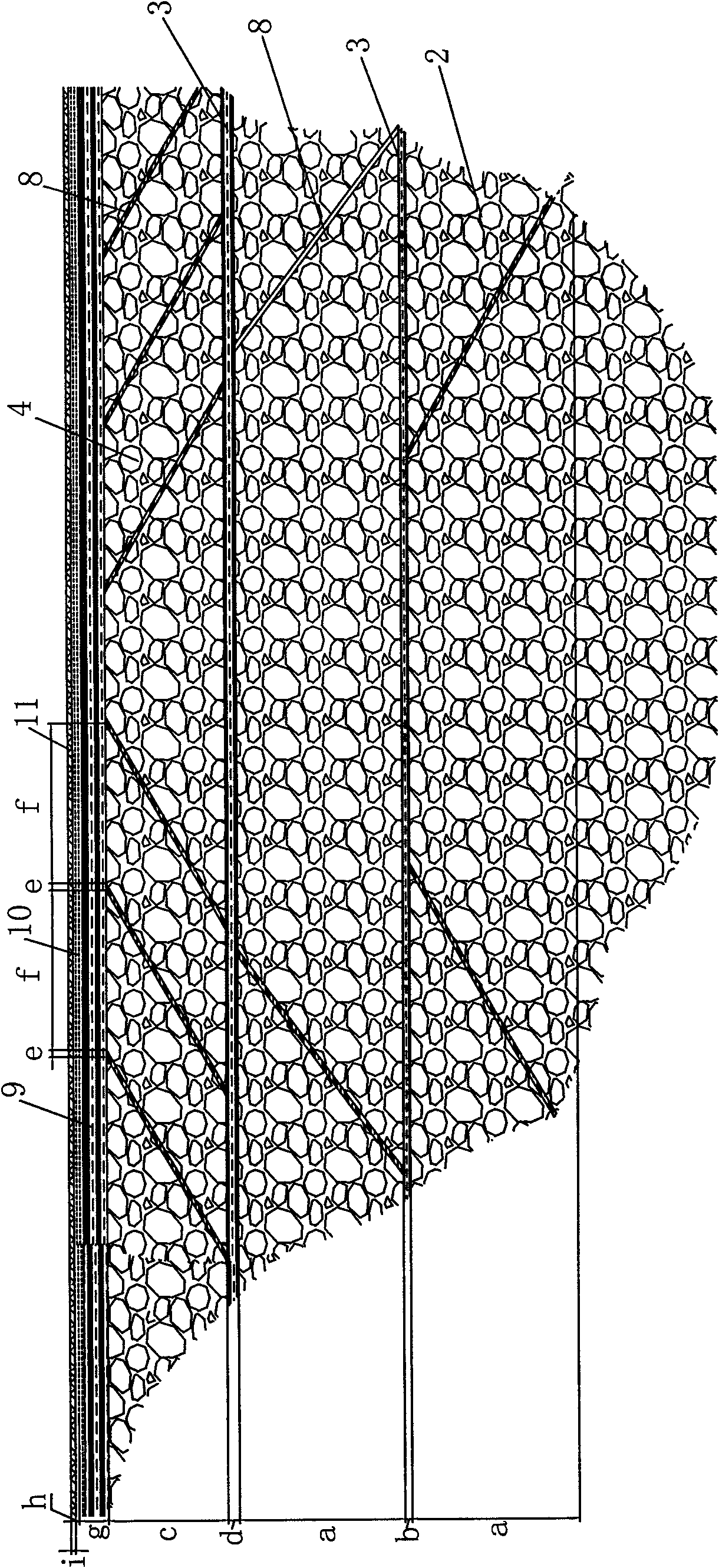 Heap storage method for preventing spontaneous combustion of coal gangue hill