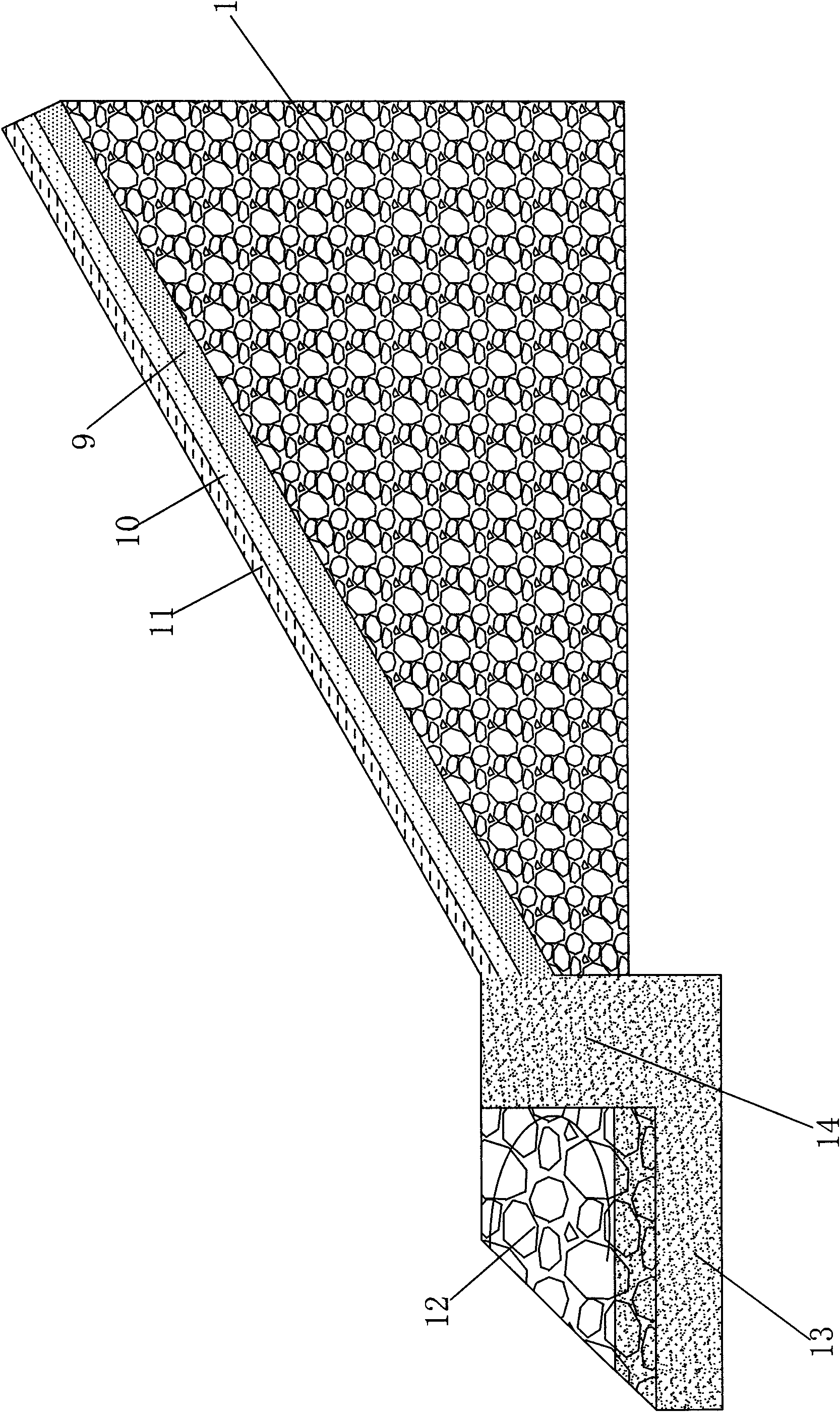 Heap storage method for preventing spontaneous combustion of coal gangue hill