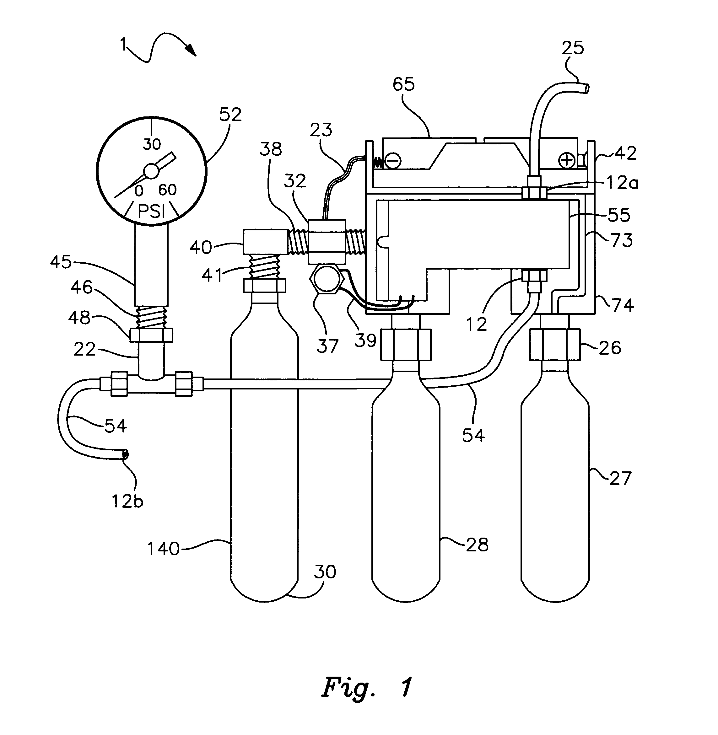 Apparatus and process for producing CO2 enriched medical foam