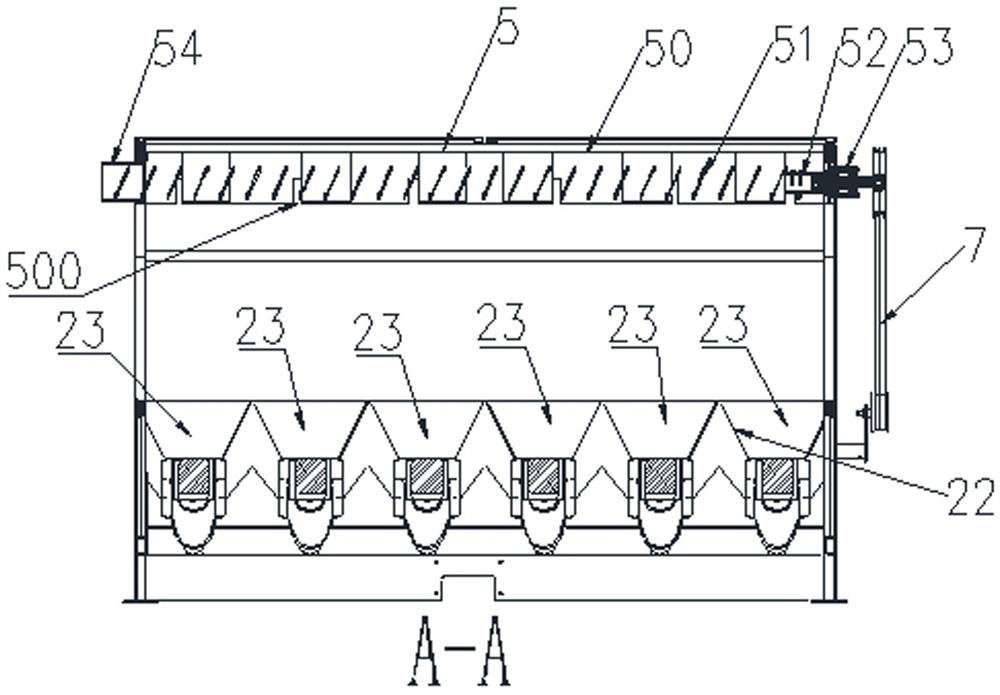 Material scattering machine