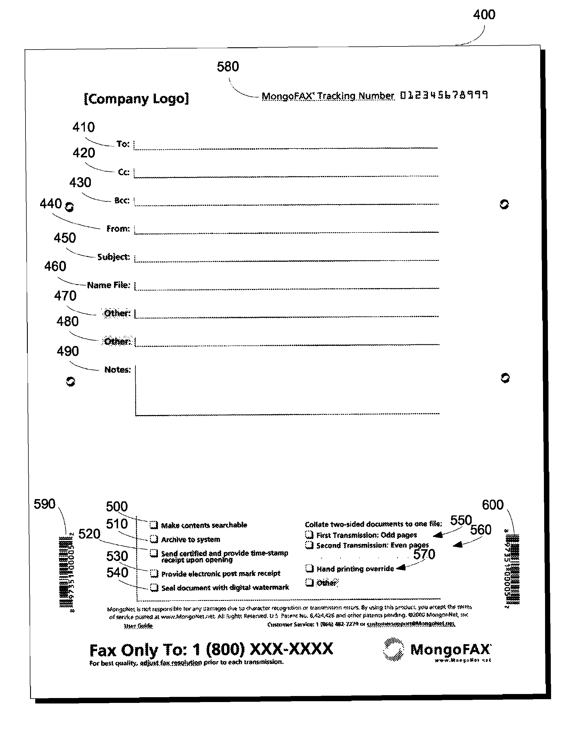 Method and system for combining separate digitized representations of documents for retransmission via computer network transfer protocols