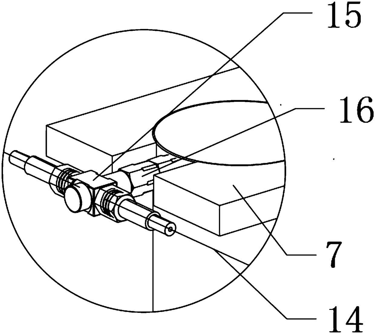 Rakecutting tool for inner body of stripping cover